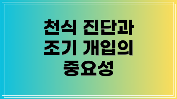 천식 진단과 조기 개입의 중요성