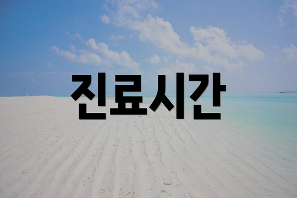 진료시간