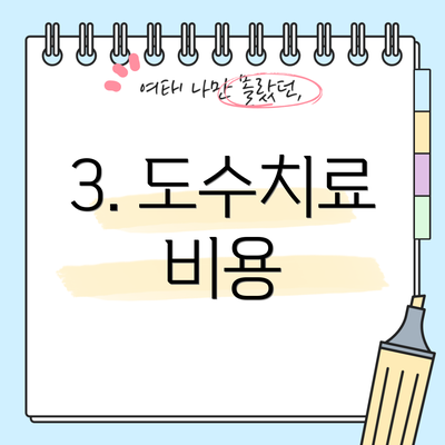 3. 도수치료 비용